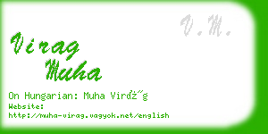 virag muha business card